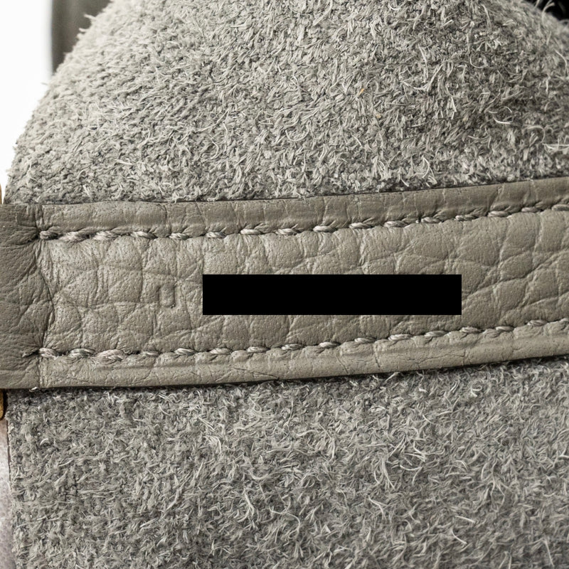 HERMES Picotin 18 Lock Bag Clemence 0L Gris Meyer GHW Stamp U