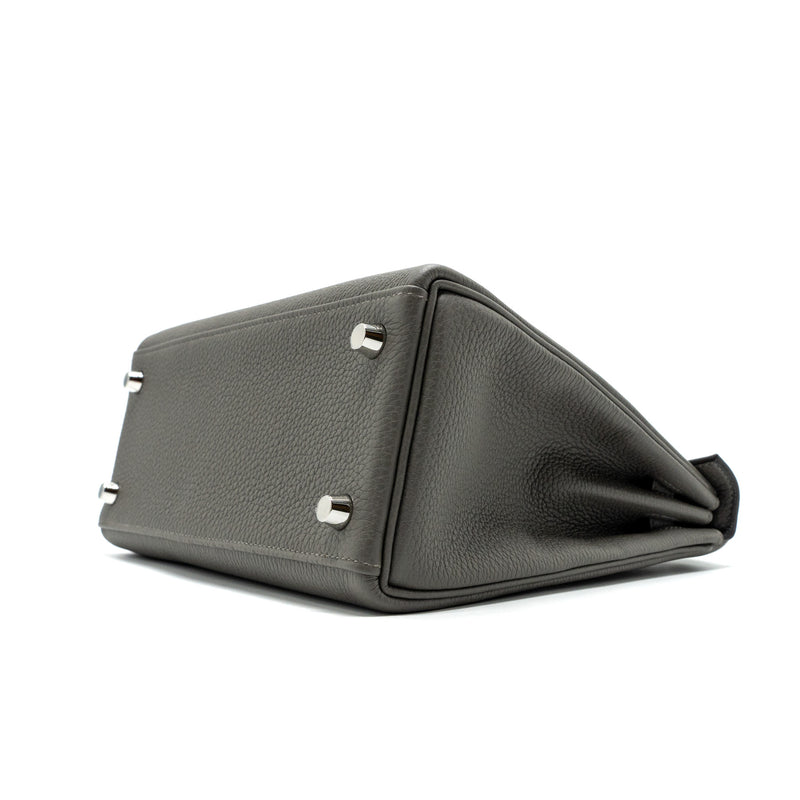 Hermes Kelly 25 Togo Gris Meyer SHW Stamp B