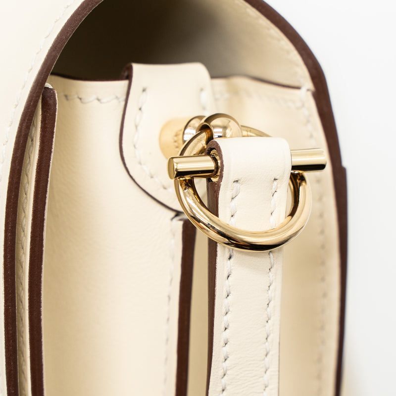 Hermes Mini Roulis Swift Nata LGHW Stamp U