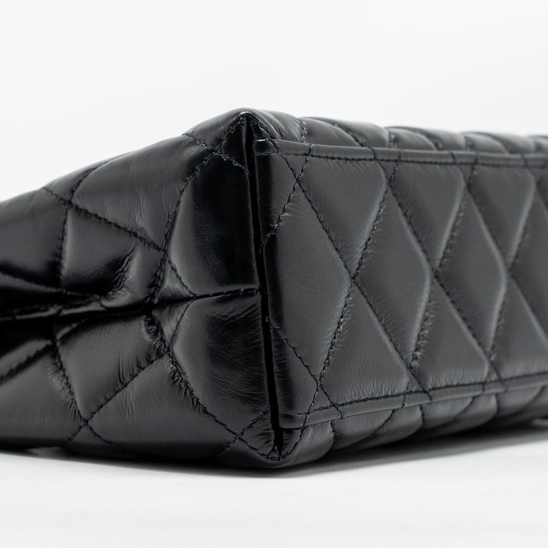 Chanel Mini Kelly Shopping Tote Bag Calfskin Black GHW (microchip)