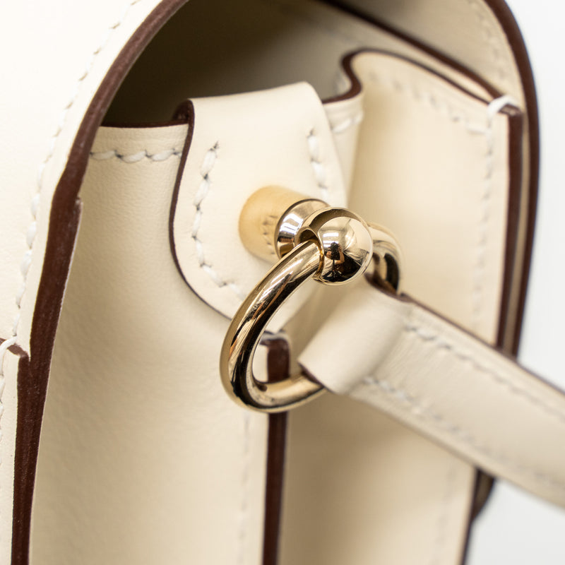 Hermes Mini Roulis Swift Nata LGHW Stamp U