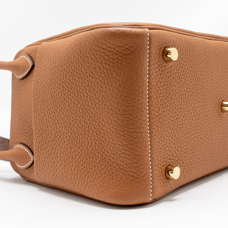 Hermes Lindy 26 Clemence Gold GHW Stamp Z
