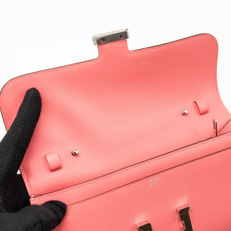 Hermes Constance to Go Evercolor 8W Rose Azalee SHW Stamp Z