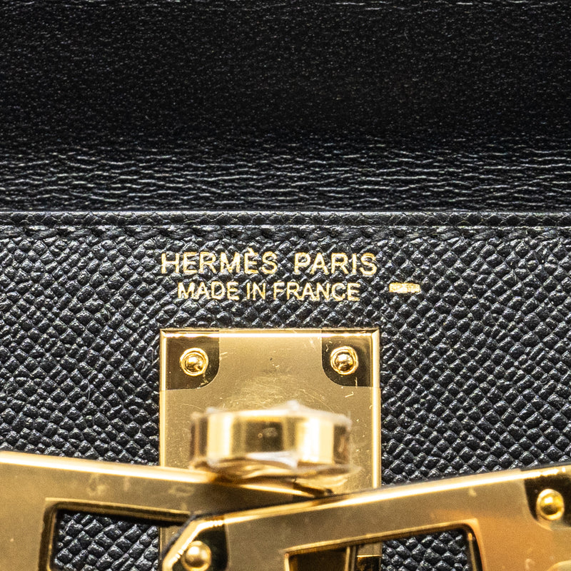Hermes mini kelly II Madame/Lizard touch black GHW Stamp W