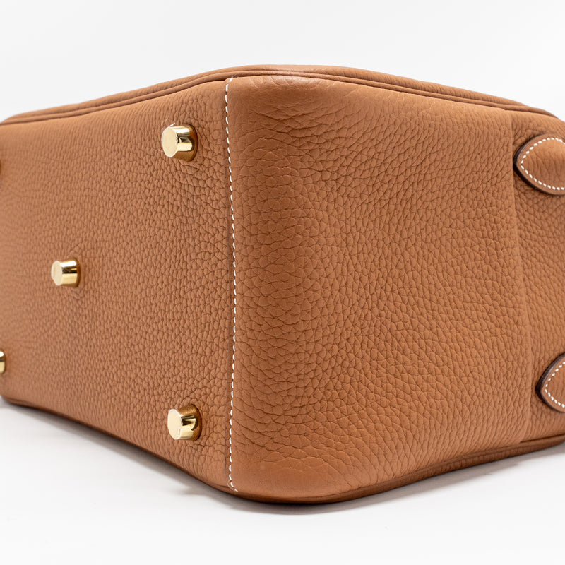 Hermes Lindy 26 Clemence Gold GHW Stamp Z
