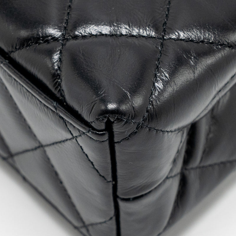 Chanel Mini Kelly Shopping Tote Bag Calfskin Black GHW (microchip)