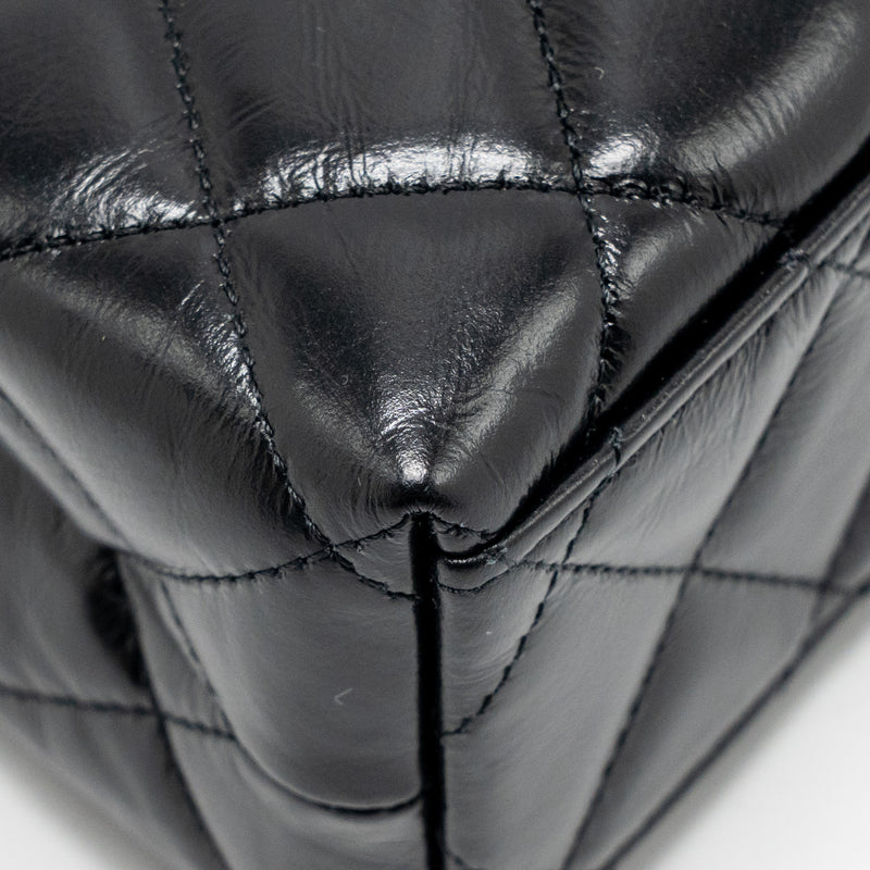 Chanel Mini Kelly Shopping Tote Bag Calfskin Black GHW (microchip)