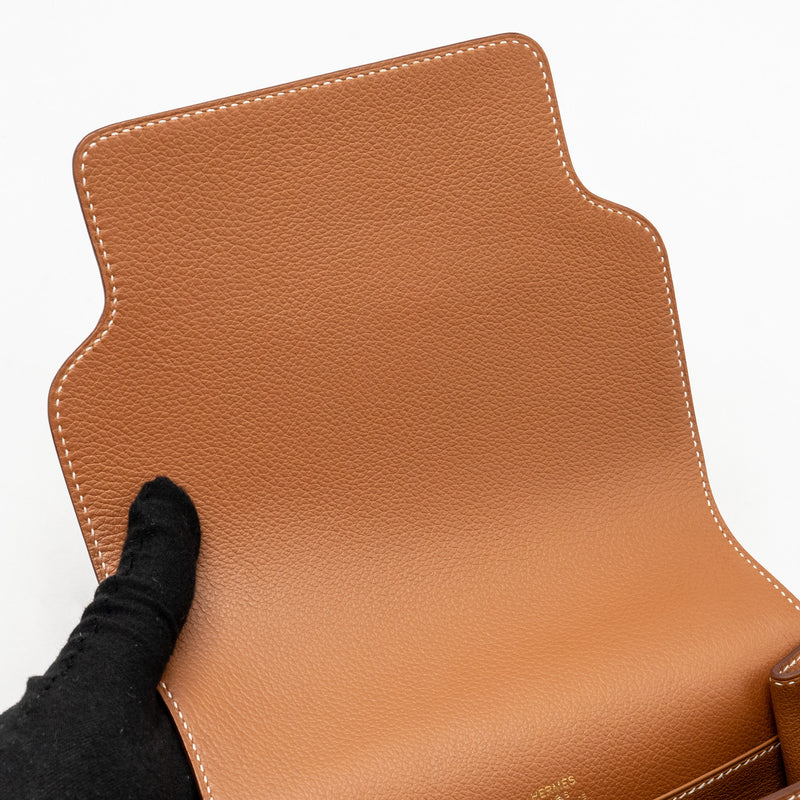 HERMES Mini Roulis Evercolor Gold GHW Stamp Y