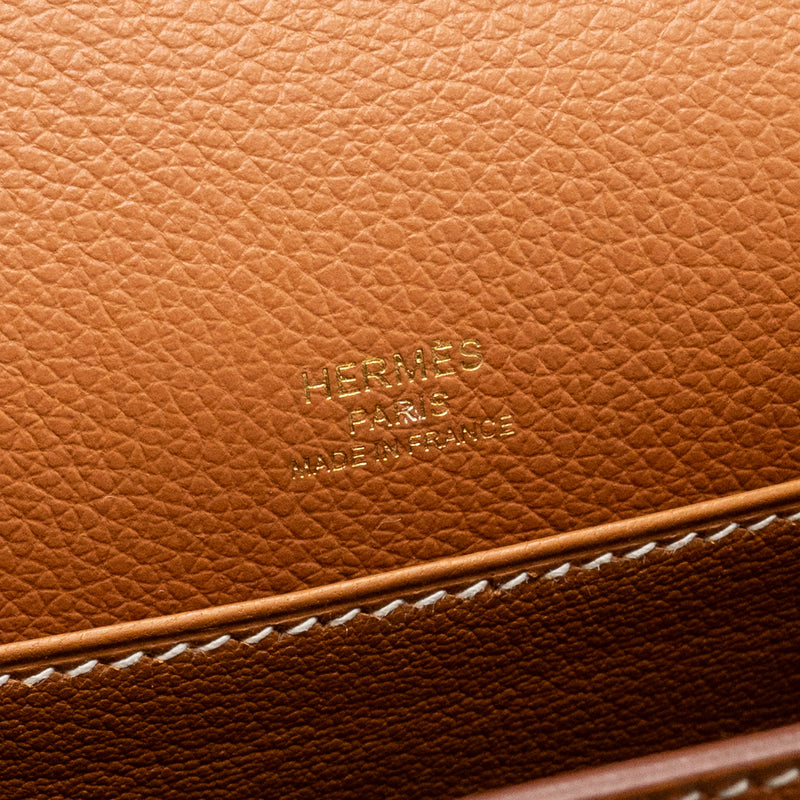 HERMES Mini Roulis Evercolor Gold GHW Stamp Y