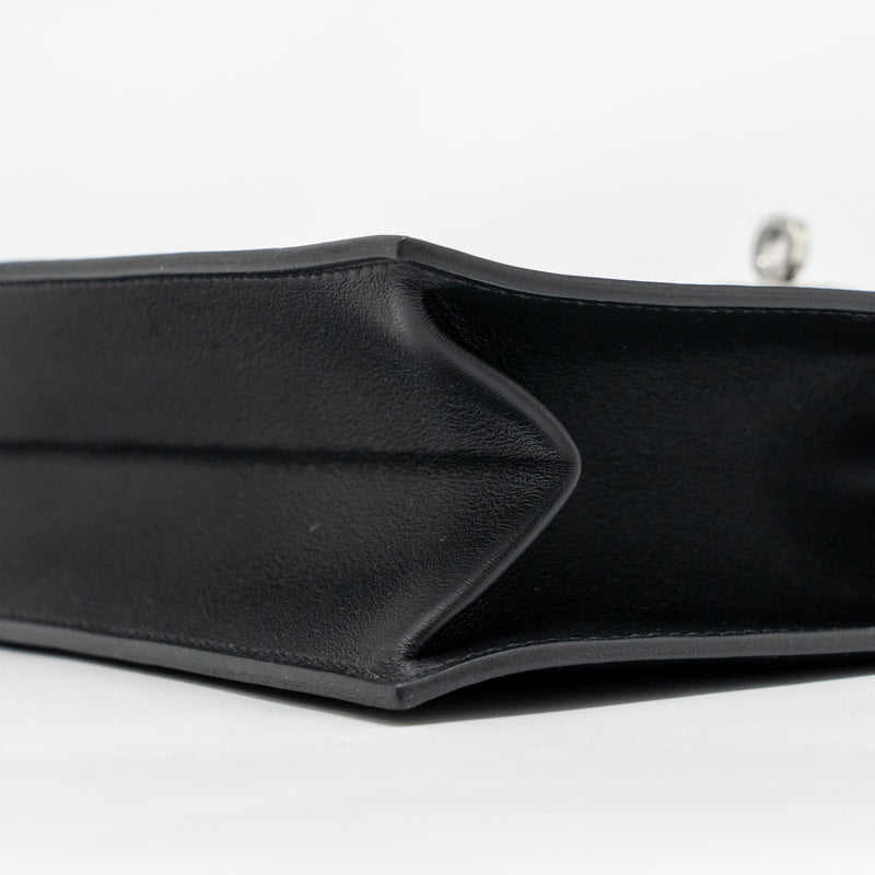 Hermes Kelly Danse swift black SHW stamp K