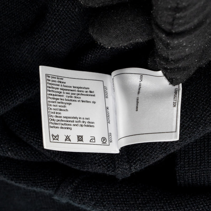 Chanel size 36 cashmere pullover black