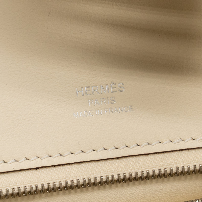 Hermes Birkin 25 Grizzy/Swift Nata/Glycine SHW Stamp U