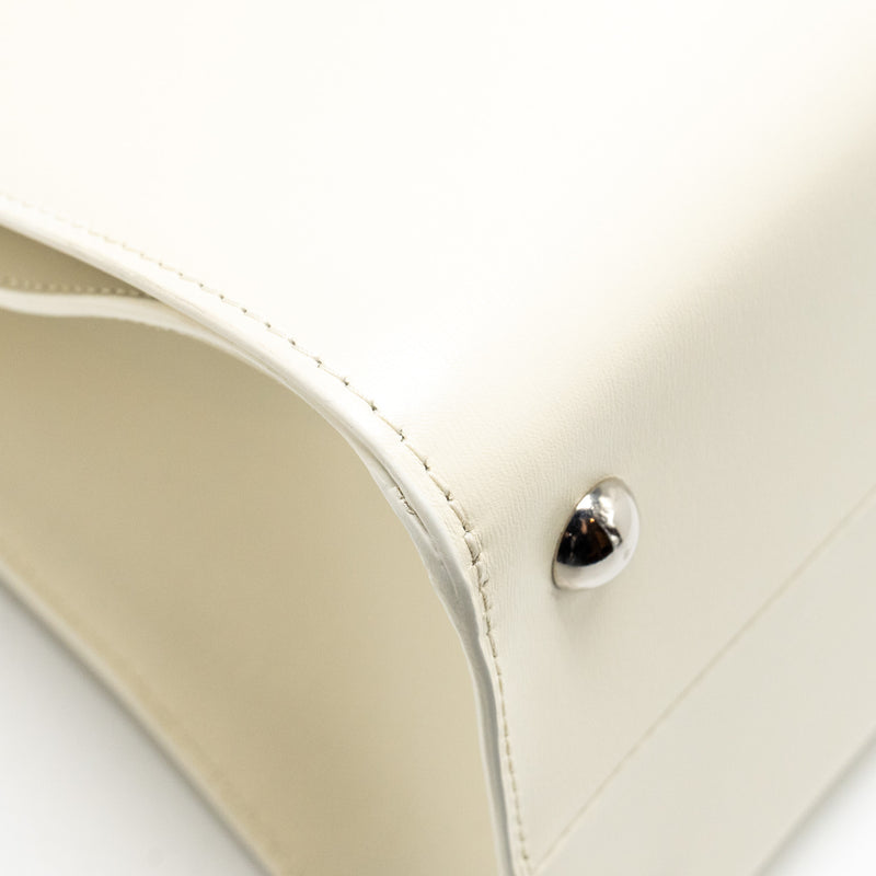 Delvaux Brilliant MM Magic Box Calfskin White/Multicolour SHW