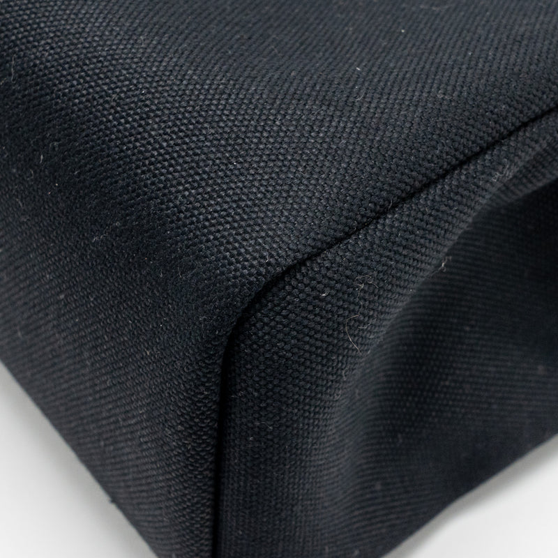 Hermes Herbag 31 Zip Bag canvas / hunter leather black SHW stamp B