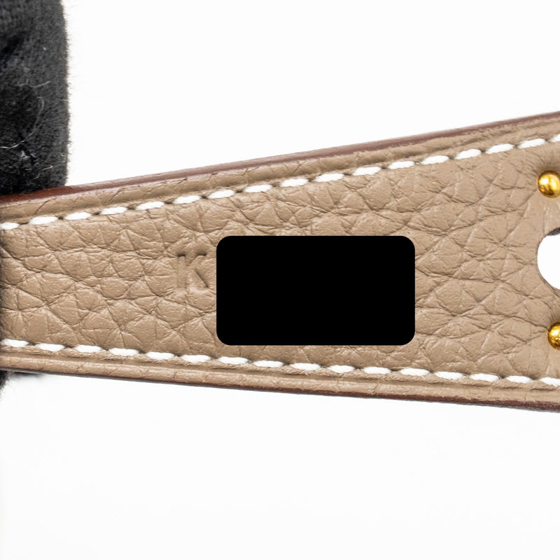 Hermes Lindy 26 Clemence Etoupe GHW Stamp K