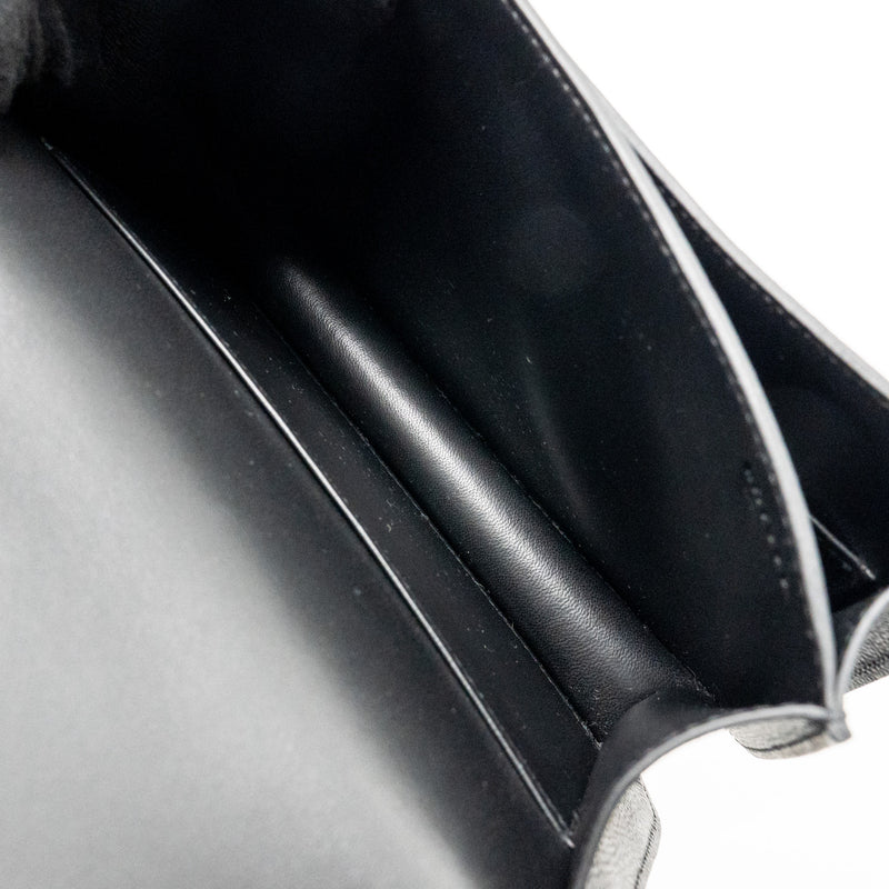 Hermes Mini Constance Epsom Black SHW Stamp W