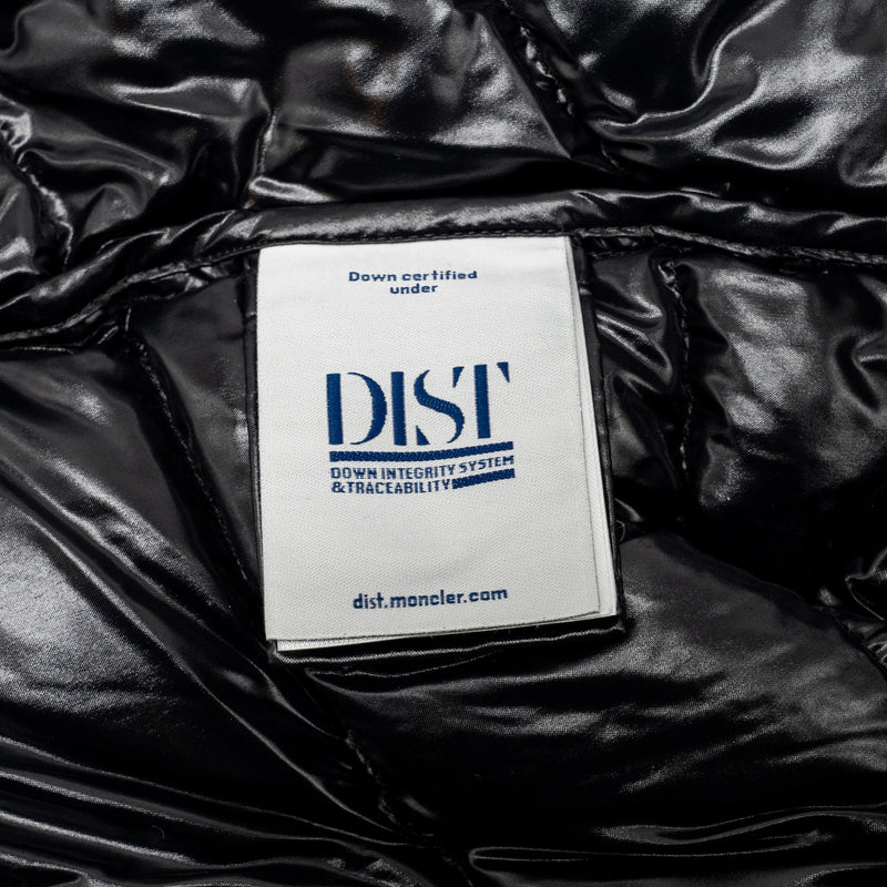 Moncler Size 1 Barante Hooded Short Down Jacket Black Polyamide SHW