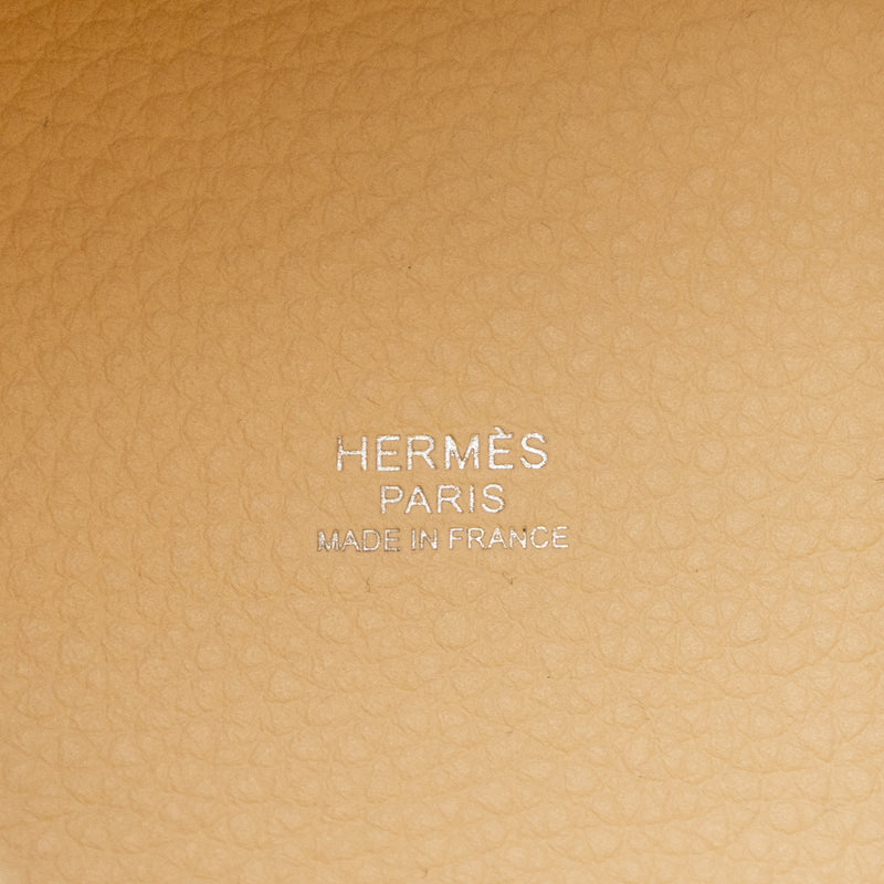 Hermes Picotin 22 Lock Bag Clemence Nata SHW Stamp Z