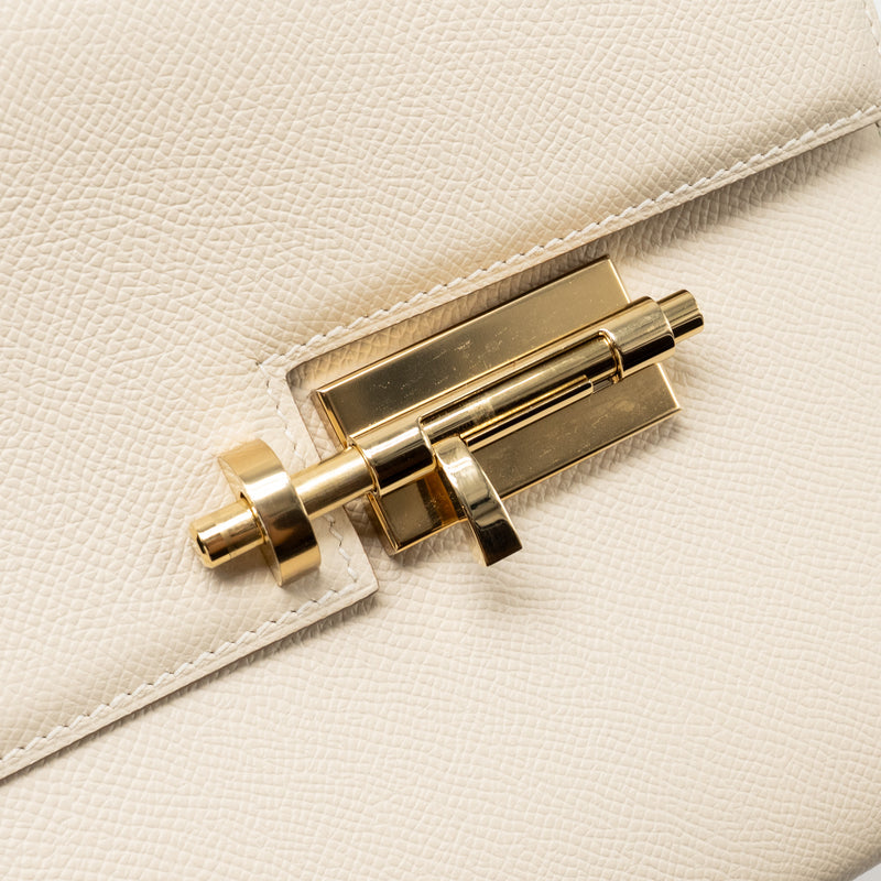 Hermes Verrou 23 Epsom Craie LGHW Stamp Y