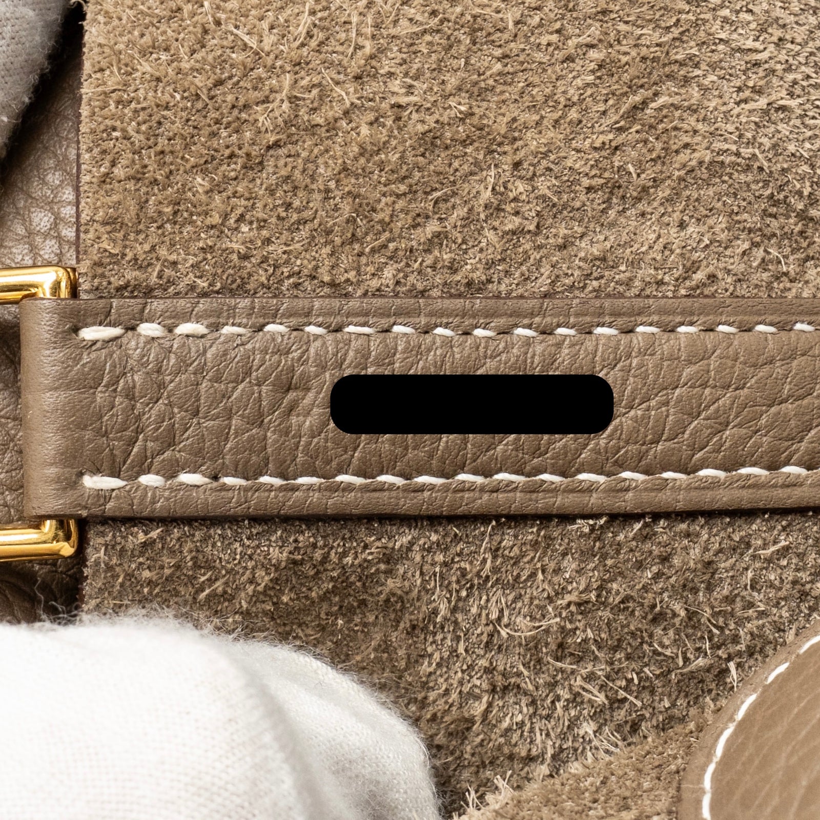 Hermes Picotin 22 Lock Bag Clemence Etoupe GHW Stamp Z