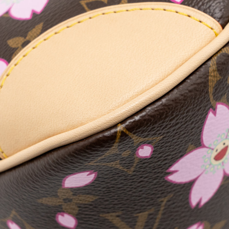 Louis Vuitton x Takashi Murakami Boulogne PM Cherry Blossom Monogram Canvas GHW