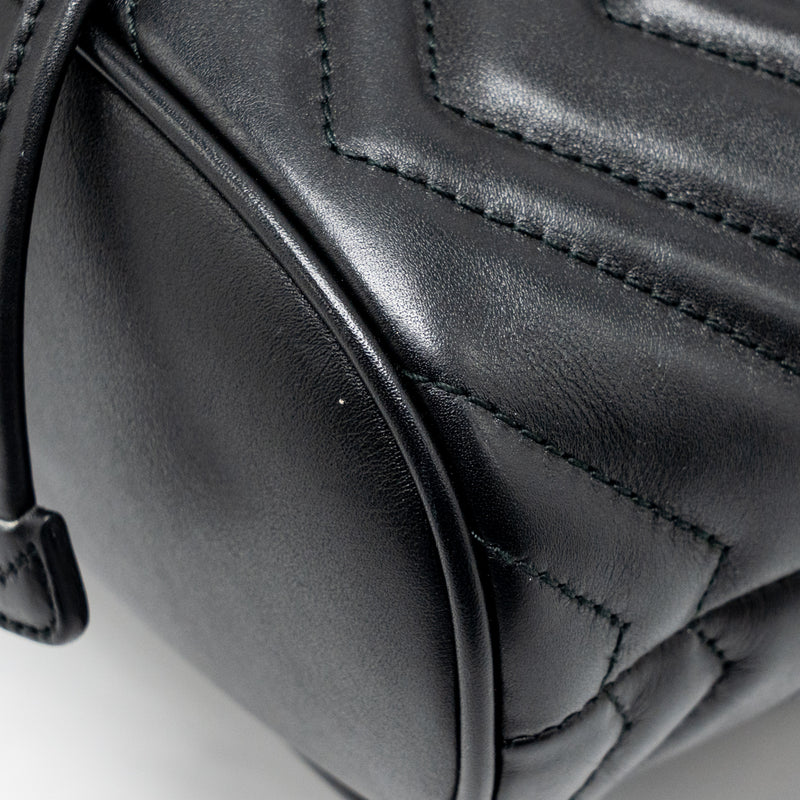 GUCCI GG Marmont Backpack Calfskin Black GHW