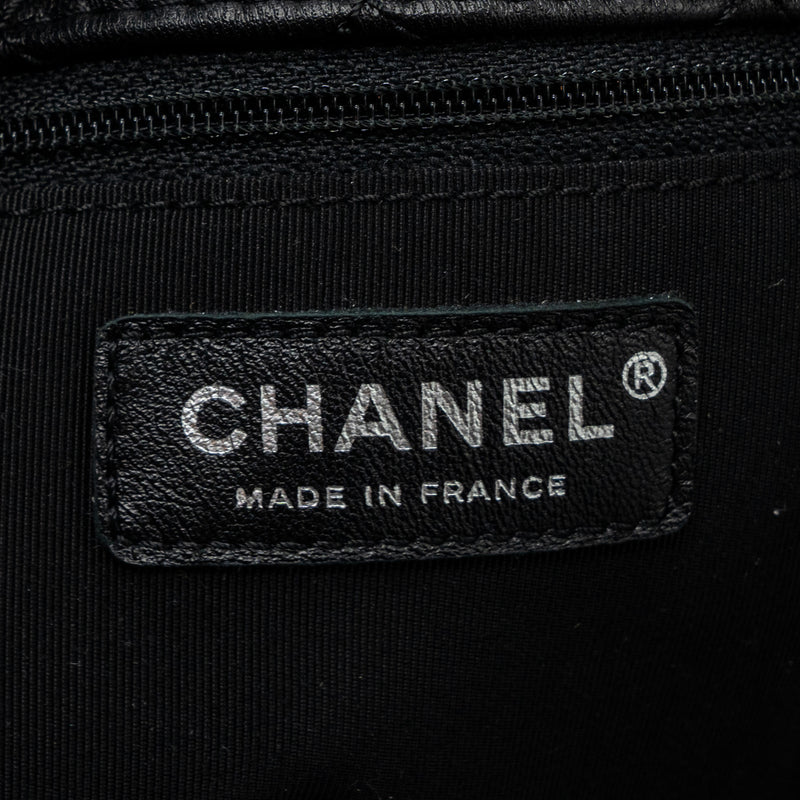 Chanel Bucket Bag Goatskin/Sue Calfskin Black SHW