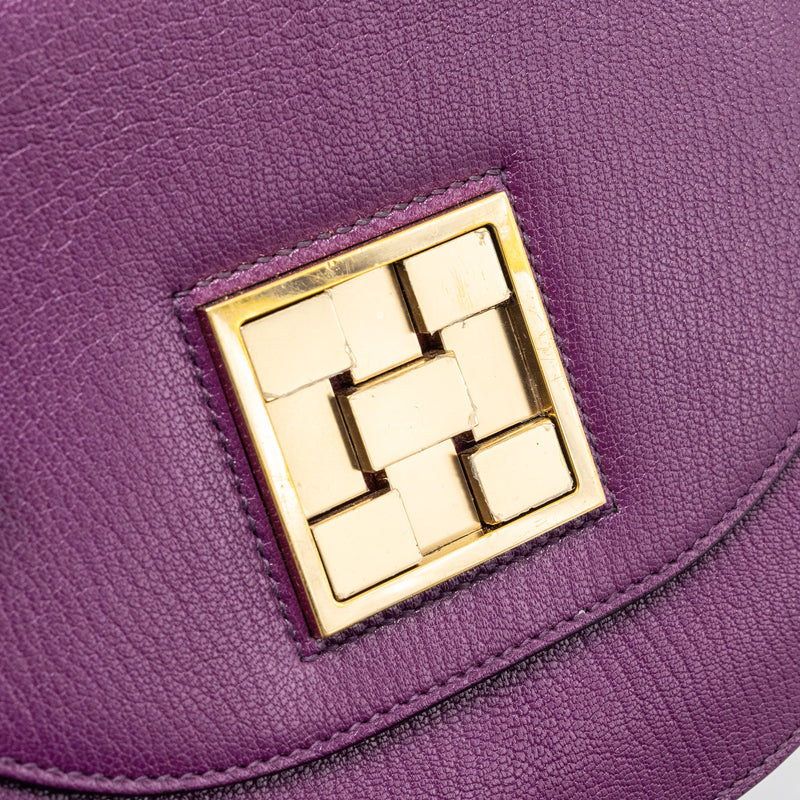 HERMES MOSAIQUE 24 MINI CHÈVRE CHAMKILA P9 ANEMONE GHW STAMP Y