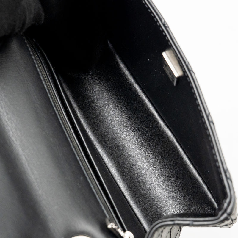 Chanel MINI 2.55 reissue aged calfskin black SHW (Microchip)