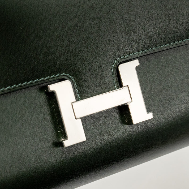 Hermes Constance To Go Rock Box Vert Fonce SHW Stamp W