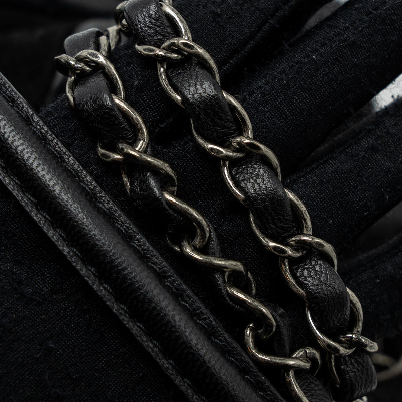 Chanel Bucket Bag Goatskin/Sue Calfskin Black SHW