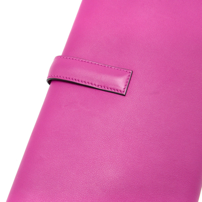 Hermes Jige Elan 29 Clutch Swift L3 Rose Purple Stamp A