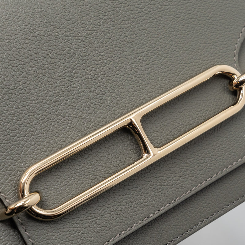 Hermes mini roulis evercolor gris Meyer LGHW stamp B