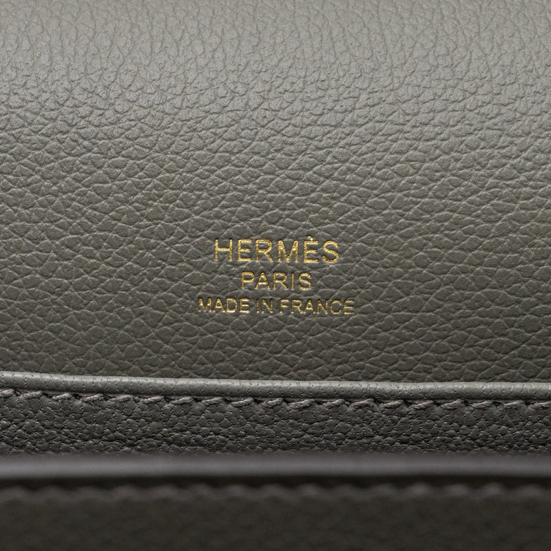 Hermes mini roulis evercolor gris Meyer LGHW stamp B