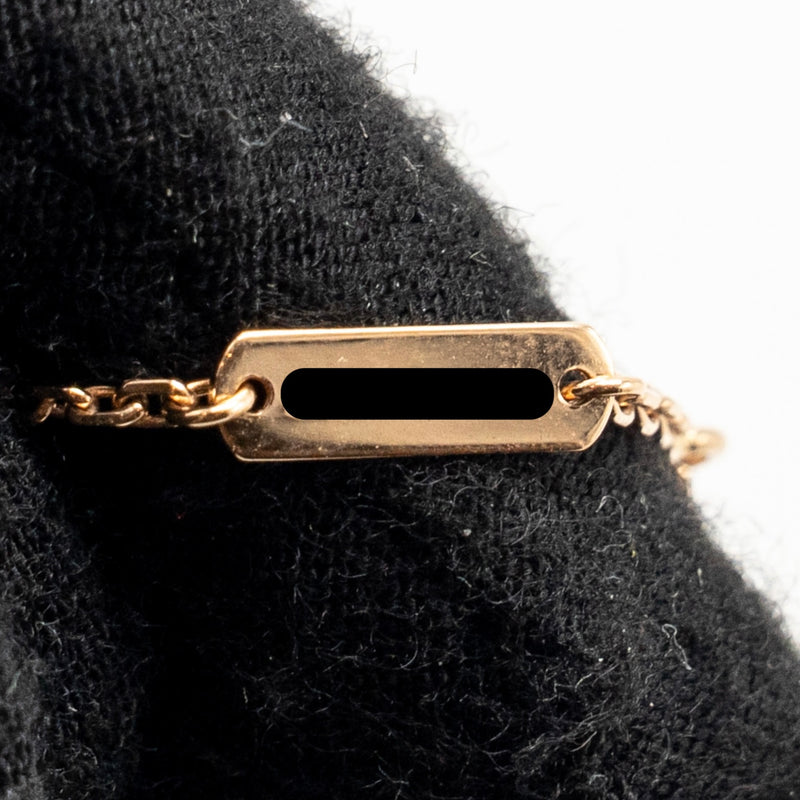 Van Cleef and Arpels Vintage Alhambra pendant 18k rose gold, grey mother of pearl