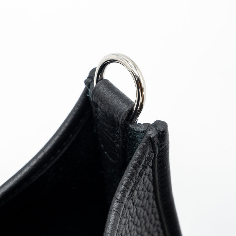 Hermes mini evelyne clemence black SHW stamp U