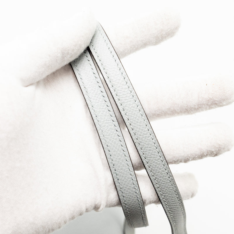 Hermes Mini Constance Epsom 8U Bleu Glacier GHW Stamp W