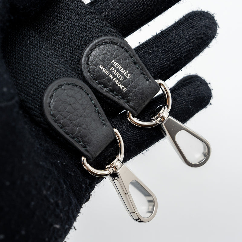 Hermes mini evelyne clemence black SHW stamp U