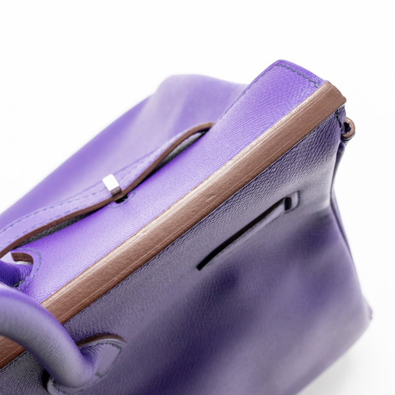 Hermes Birkin 35 epsom Crocus SHW stamp square O