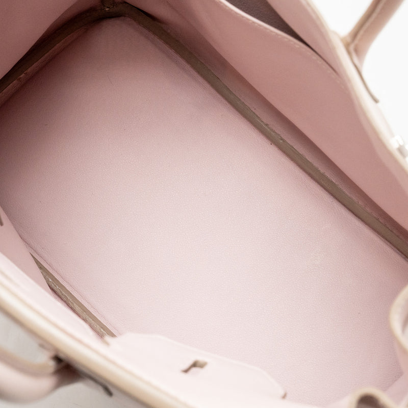 Hermes Birkin 30 Gulliver Rose Dragee SHW Stamp Square L