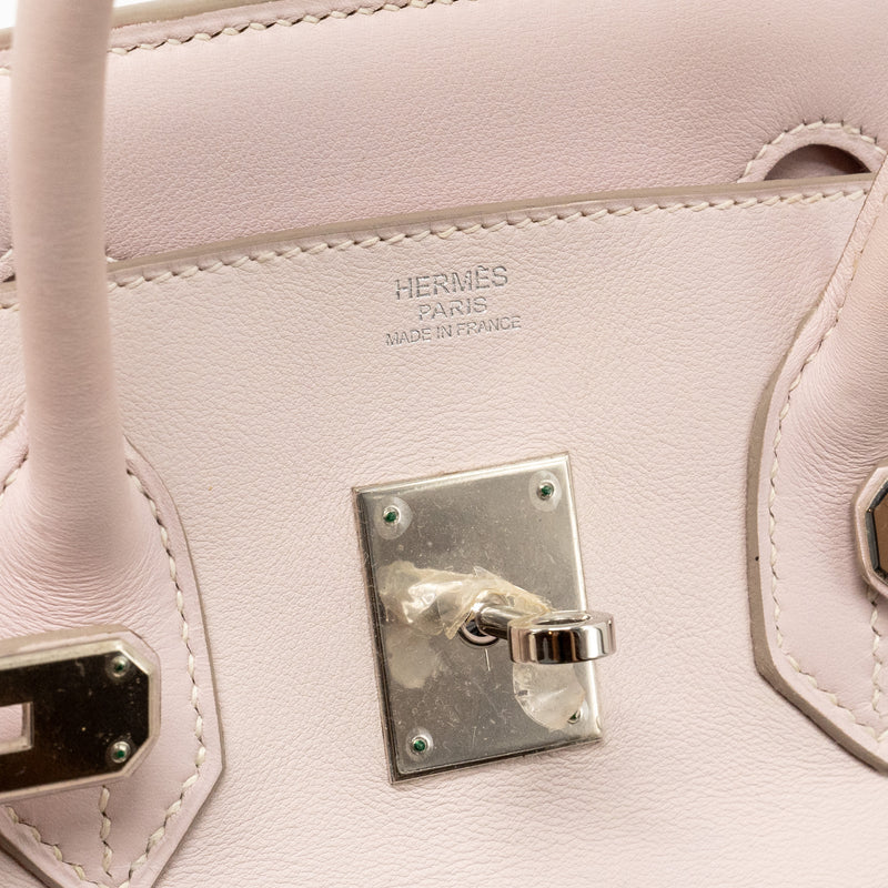 Hermes Birkin 30 Gulliver Rose Dragee SHW Stamp Square L