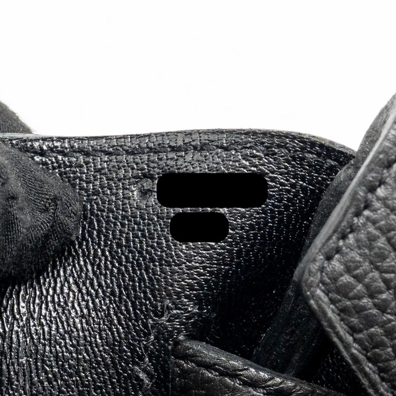 Hermes Birkin 35 Togo black GHW stamp C