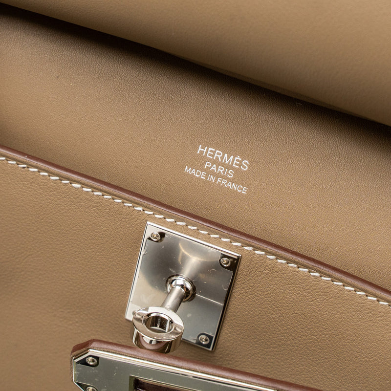 Hermes Mini Jypsiere Swift Etoupe SHW Stamp B