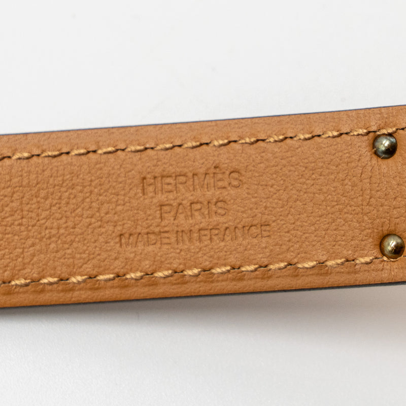 Hermes Kelly 18 Belt Epsom Gold RGHW Stamp Z