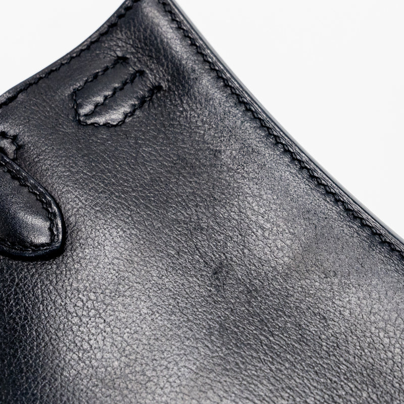 Hermes Mini Jypsiere Evergrain Black GHW Stamp B