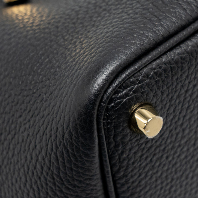 Hermes Picotin 18 Lock Bag Clemence Black GHW Stamp B