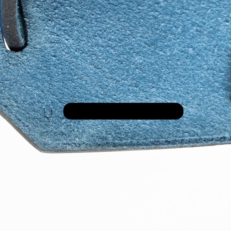 Hermes Herbag 31 zip bag canvas/leather black/blue saphir SHW stamp U