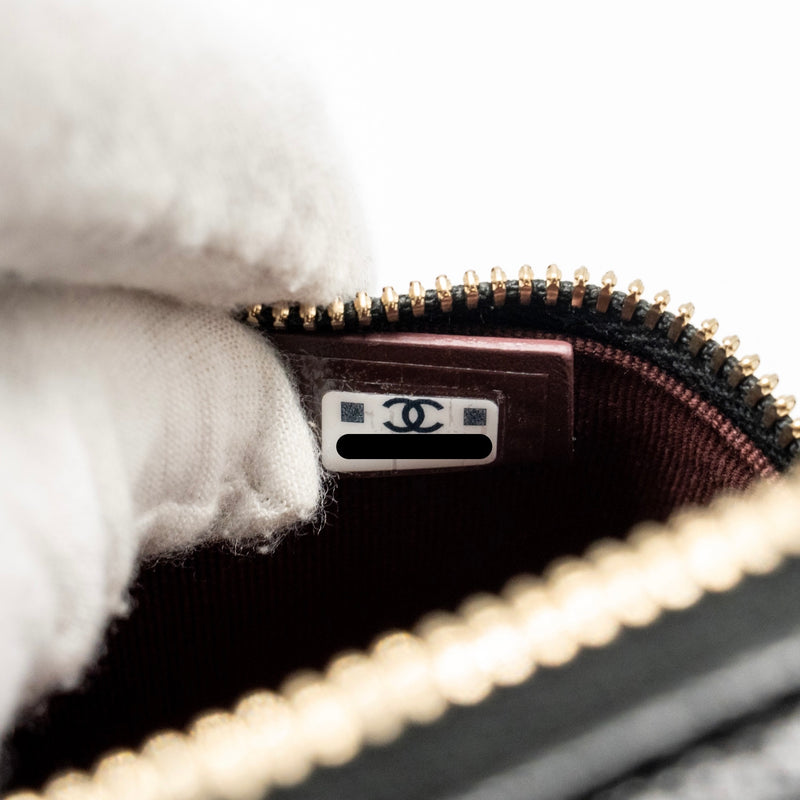 Chanel 25P CC top handle Vanity bag caviar black LGHW (microchip)