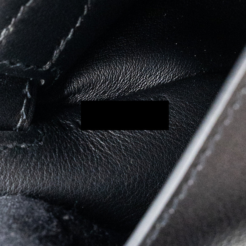 Hermes Mini Jypsiere Evergrain Black GHW Stamp B