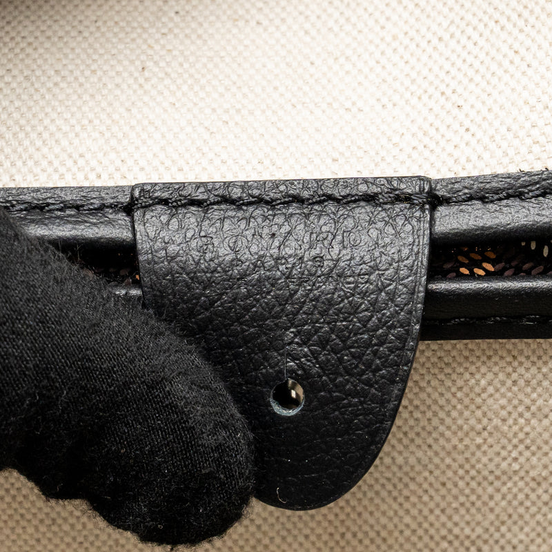 Goyard Artois MM Tote Bag Goyardine Canvas/Calfskin Black SHW